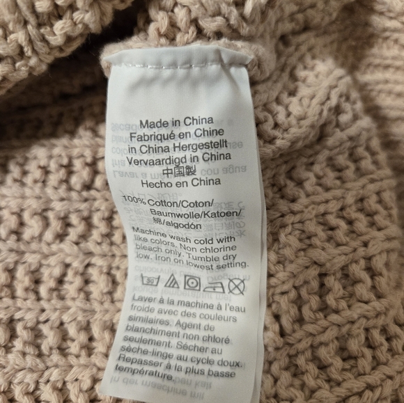 Madewell Bobble Pullover Sweater Tan L Size S - Picture 4 of 5